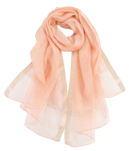 Sheer Classy Elegant Scarf Wrap Ideal for Party Event Occasion Gift - World of Shawls