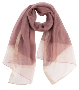 Sheer Classy Elegant Scarf Wrap Ideal for Party Event Occasion Gift - World of Shawls