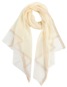 Sheer Classy Elegant Scarf Wrap Ideal for Party Event Occasion Gift - World of Shawls