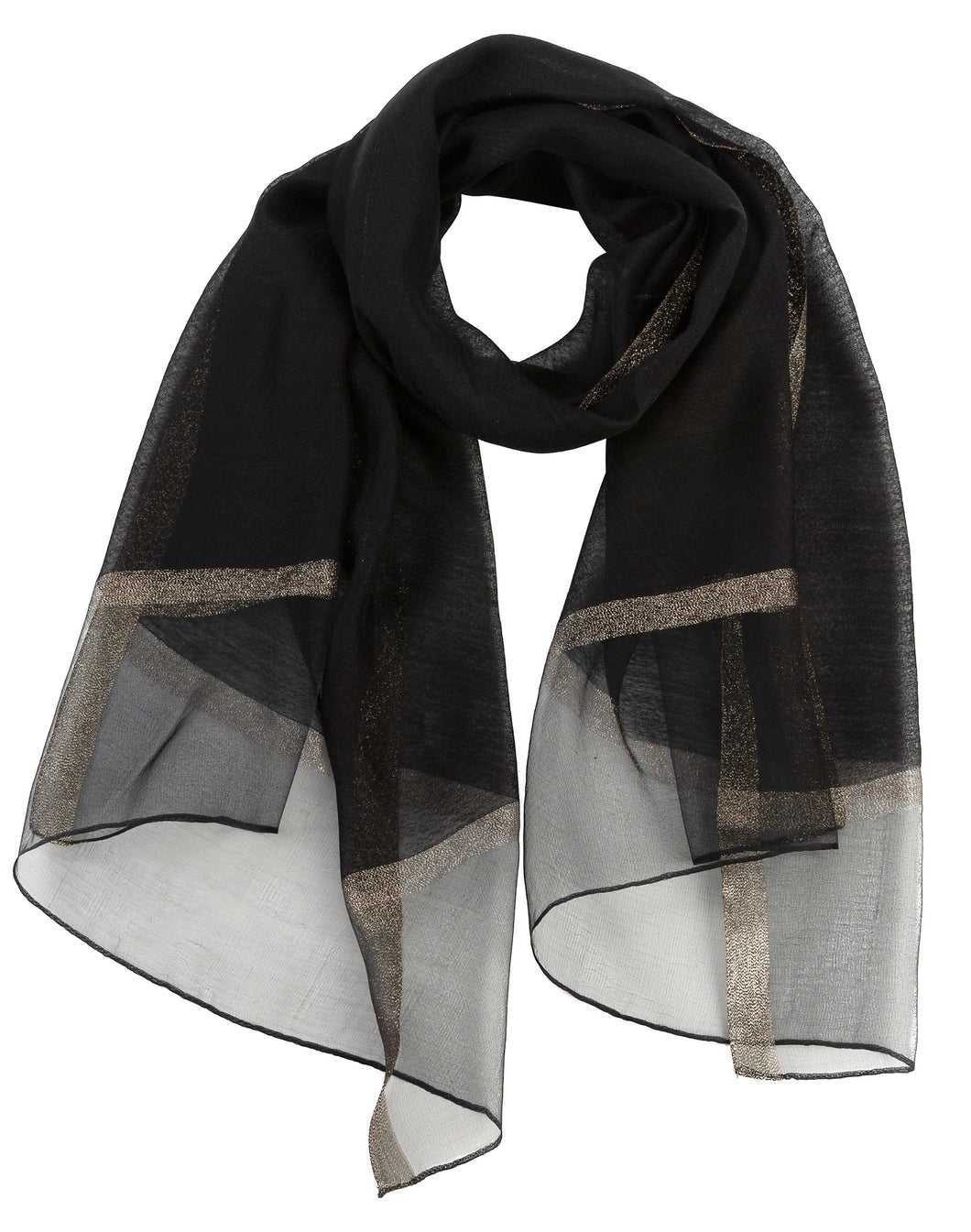 Sheer Classy Elegant Scarf Wrap Ideal for Party Event Occasion Gift - World of Shawls