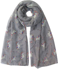 Load image into Gallery viewer, World of Shawls Unicorn Animal Print Women&#39;s Scarf Oversized - World of Scarfs
