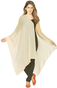 Luxurious Wool & Cashmere Pashmina Shawl Wrap Scarf - World of Scarfs