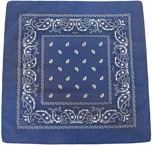 World of Shawls Cotton Paisley Bandanas Headband Scarf Print, Fashion Hair Accessory, Sports, Multifunctional - World of Scarfs