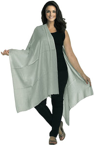 Luxurious Wool & Cashmere Pashmina Shawl Wrap Scarf - World of Scarfs