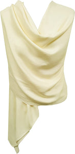 World of Shawls Pashmina To Go Unisex Extra Large Plain Pashmina Scarf Shawl Stole Wrap High Quality 100% Viscose - World of Scarfs